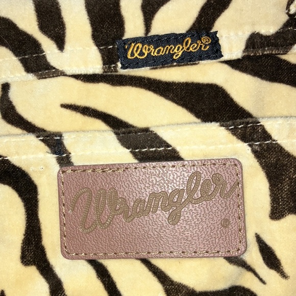 Wrangler velour tiger stripe pants - Picture 3 of 8